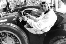 The Duesenberg-powered Romer is just one of his vintage racers. He also competes in the Great American Road Race.