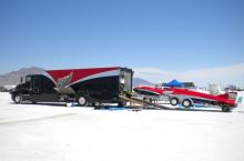 Bonneville Speed Week 2010 unloading